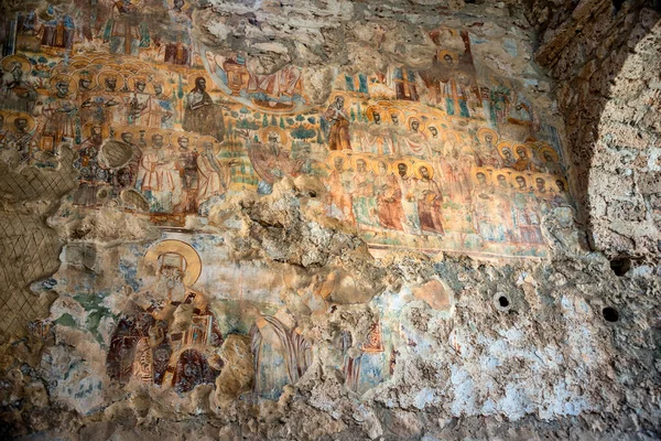 Impresiones Del Castletown Medieval Bizantino Mystras Cerca Ciudad Sparta Lakonia — Foto de Stock