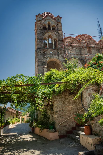 Moni Perivleptos Monastery Medieval Byzantine Castletown Mystras Close Sparta Town — 스톡 사진
