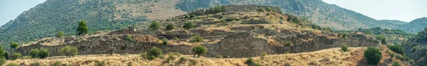 Sitio Arqueológico Las Micenas Antiguas Grecia Vista Panorámica — Foto de Stock