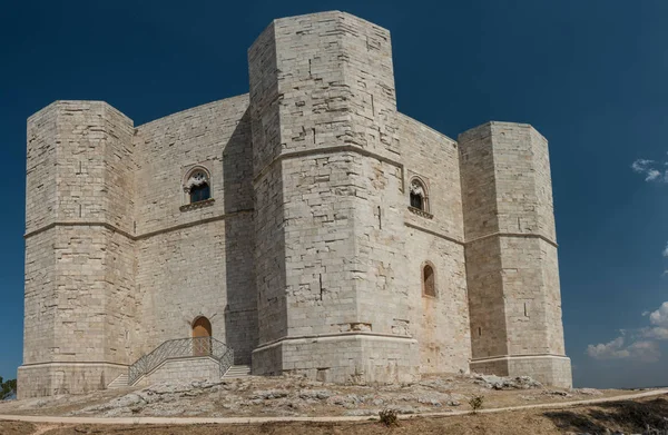 Hermosa Vista Castel Del Monte Famoso Castillo Construido Forma Octogonal —  Fotos de Stock