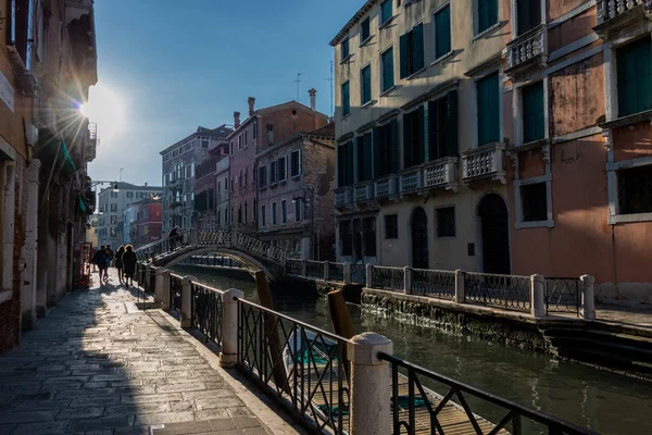 Venecia Fuera Corriente Principal Diciembre Temprano Por Mañana — Foto de Stock