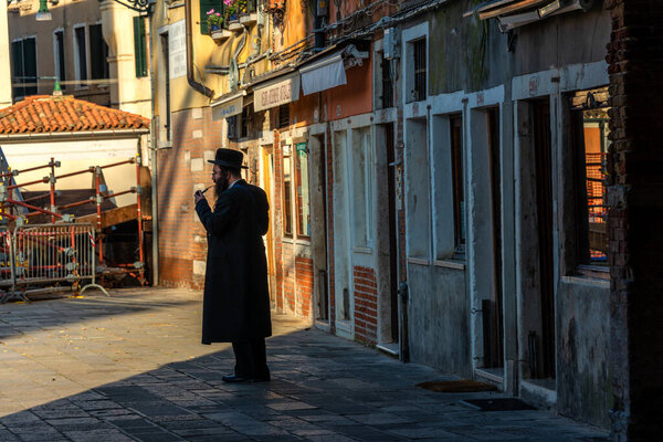Impressions of the Ghetto Novo, New Ghetto in Venice, Italy