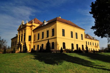 Avusturya Eckartsau kasabasında eski imparatorluk residence