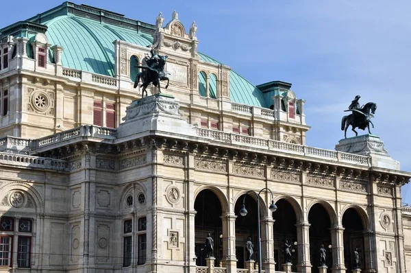 Vienna State Opera House Staatsoper Seen Ringstrasse — 스톡 사진