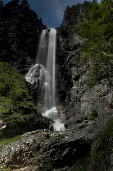 Oetschergraben, a mountain waterfall (Mirafall)  near to the Oetscher in Austria, Europe