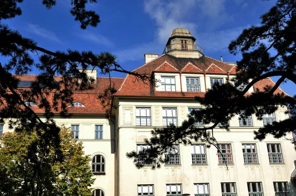Die Alte Peter Rosegger Schule Perchtoldsdorf — Stockfoto