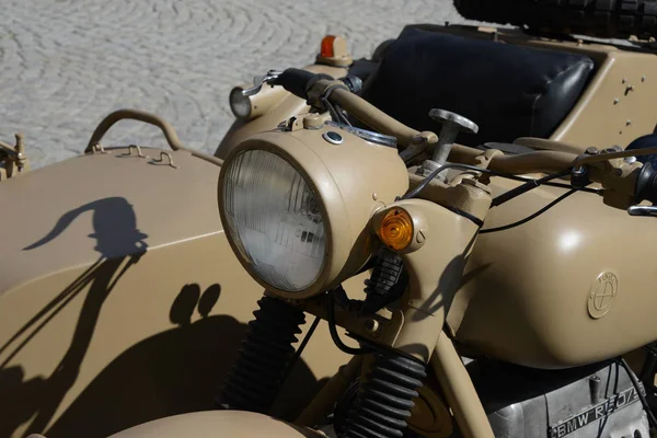 Military Motorcycles Bmw R60 Foto Taken Steyr Main Square Originally — 스톡 사진