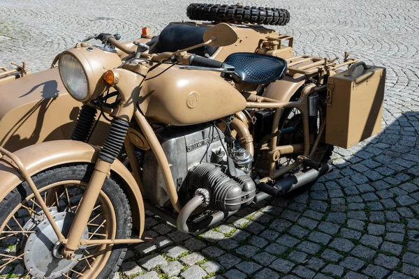 Військові Мотоцикли Bmw R60 Foto Taken Steyr Main Square Спочатку — стокове фото