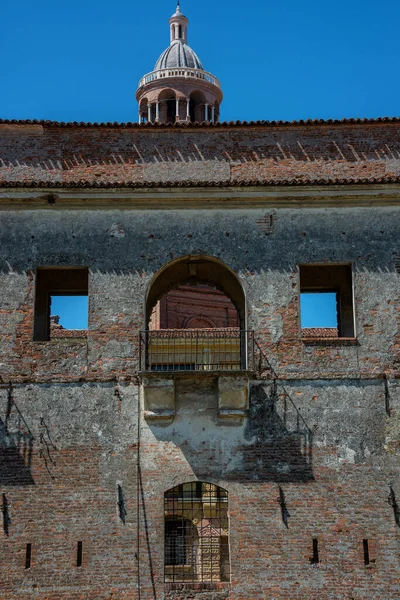 Medeltida Fästning Gonzaga Saint George Giorgio Slott Italien Mantua — Stockfoto