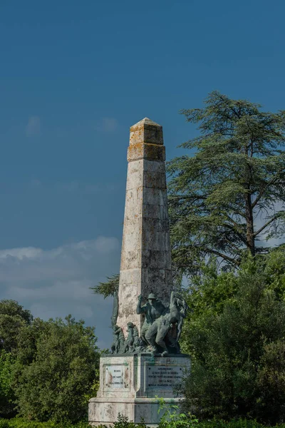 Monument Aux Morts San Gimignano Italie — Photo