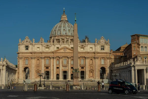 Peter Basilica Seen Peter Square October 2017 Vatican City Vatican — 스톡 사진