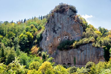 Ildebranda Mezarı. Etrüsk medeniyetinin kalıntıları (Tuscany, İtalya))