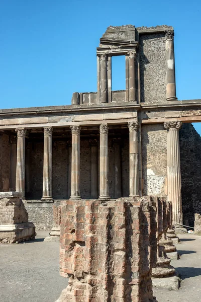 Impressies Van Historische Site Van Pompeii Bij Napoli Italië — Stockfoto