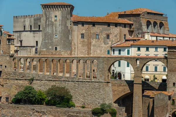 Synpunkter Och Intryck Den Fantastiska Staden Pitigliano Toscana Italien — Stockfoto