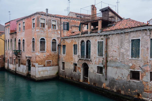 Венеція Холодну Зиму Грудні Поваленої Туристичної Колії Приховані Кути Прихована — стокове фото