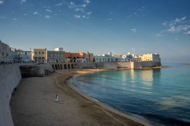 Saflık Beach Plaj (Spiaggia della Puritate) Gelibolu, Apulia,: Salento, İtalya