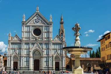 Santa Croce Bazilikası (Kutsal Haç Bazilikası). Floransa, İtalya 