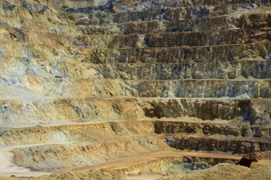 The Erzberg mine, a famous large open-pit mine located in Eisenerz, Styria. Austria