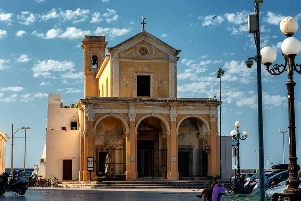 Iglesia Santa Maria Del Canneto Gallipoli Arquitectura Referencia Religiosa Ciudad —  Fotos de Stock