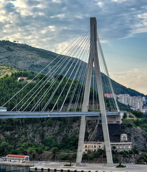 Puente Franjo Tudjman Dubrovnik Croacia — Foto de Stock