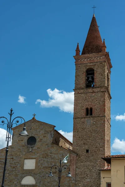 Kyrkan Sant Agostino Arezzo Toscana — Stockfoto