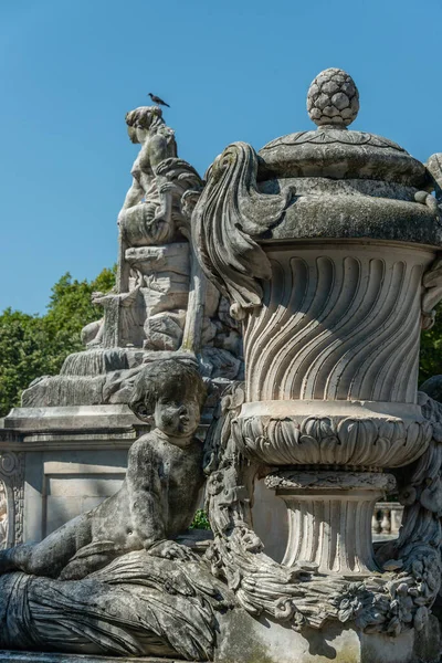 Parc Jardin Fontaine Les Jardins Fontaine Nmes Gard Occitanie France — Photo