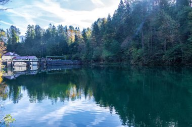 Steyrdurchbruch enerji santrali Steyr nehri boyunca, üst Avusturya