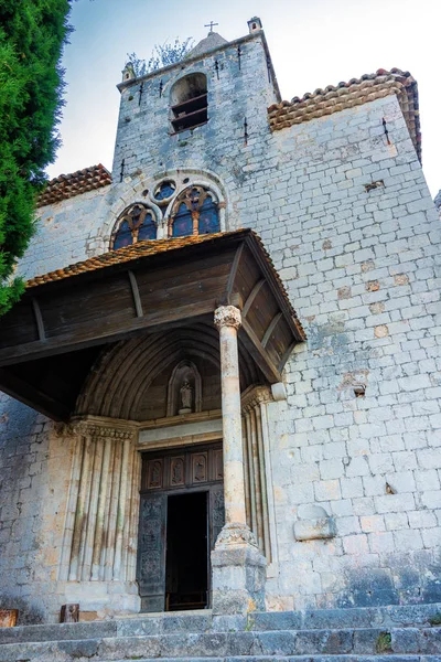 Weg Und Notre Dame Beauvoir Moustiers Sainte Marie Mittelalterliche Dörfer — Stockfoto