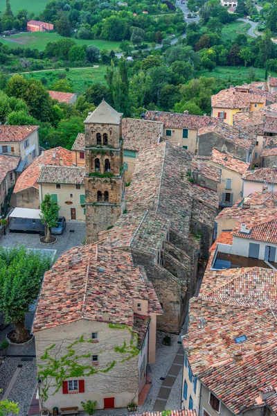 Utsikt Över Byn Moustiers Sainte Marie Provence Frankrike — Stockfoto