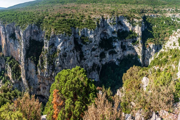 Vista Deslumbrante Sobre Desfiladeiros Verdon França — Fotografia de Stock