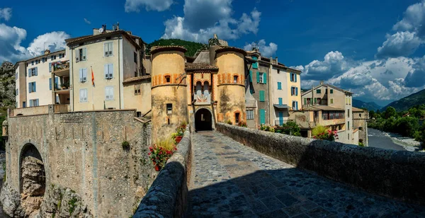 Entrevaux Historisk Stad Alpes Haute Provence Frankrike — Stockfoto