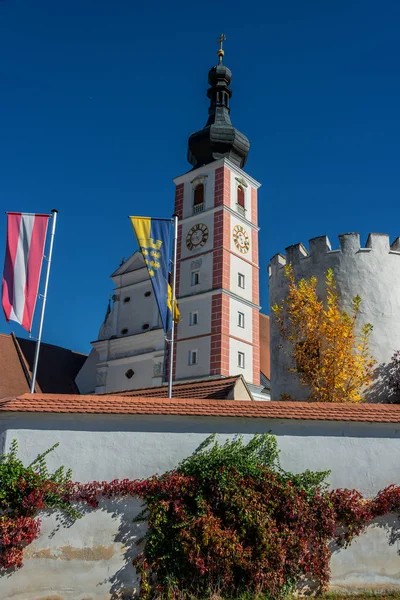 Klasztor Premonstratensji Geras Waldviertel Dolna Austria Austria Słynie Hodowli Ryb — Zdjęcie stockowe