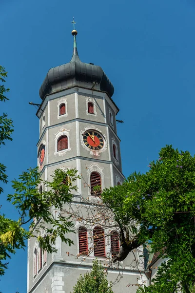 Imposant Laurentius Church Bludenz — 스톡 사진