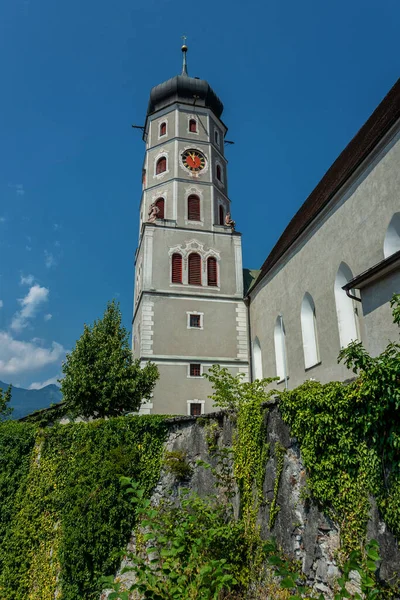 Kościół Imposant Laurentius Bludenz — Zdjęcie stockowe