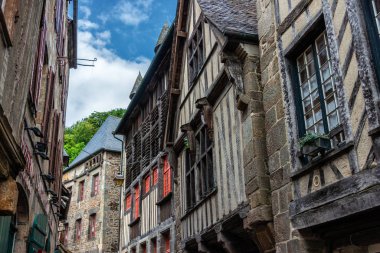 Kuzey Fransa, Brittany 'deki Dinan Tarihi Kasabası' ndan İzlenimler