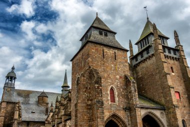 Brittany 'deki Saint-Brieuc katedrali.