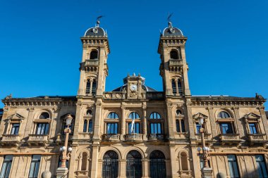 City Hall of San Sebastian Basque Country Spain clipart