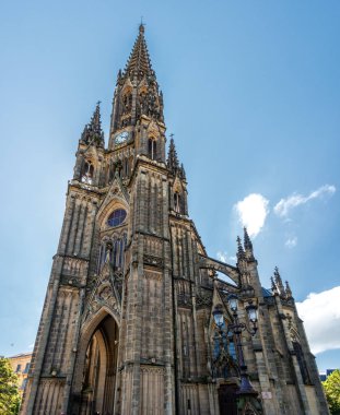 İyi Çoban Katedrali. San Sebastian 'ın en dikkate değer dini binası.
