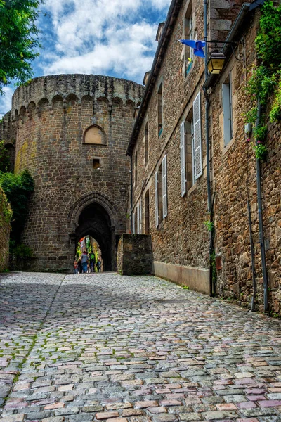 Kuzey Fransa Brittany Deki Dinan Tarihi Kasabası Ndan Zlenimler — Stok fotoğraf