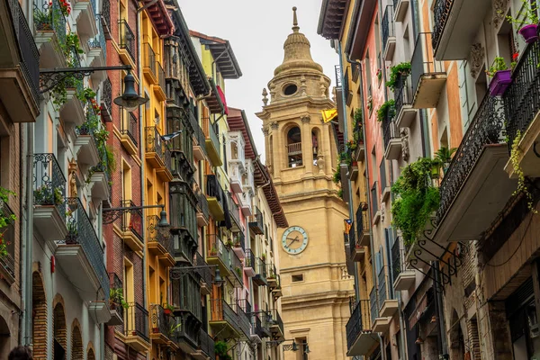 Catedral Pamplona Santa Mara Real Una Iglesia Católica Pamplona España —  Fotos de Stock