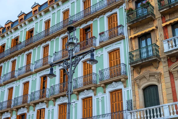 Krásné Budovy Pamploně Navarra Španělsko Architektura Originalitou — Stock fotografie