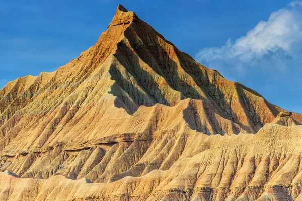 Breathtaking Scenery Rock Formations Bardenas Reales Natural Park Navarra Spain — Stock Photo, Image