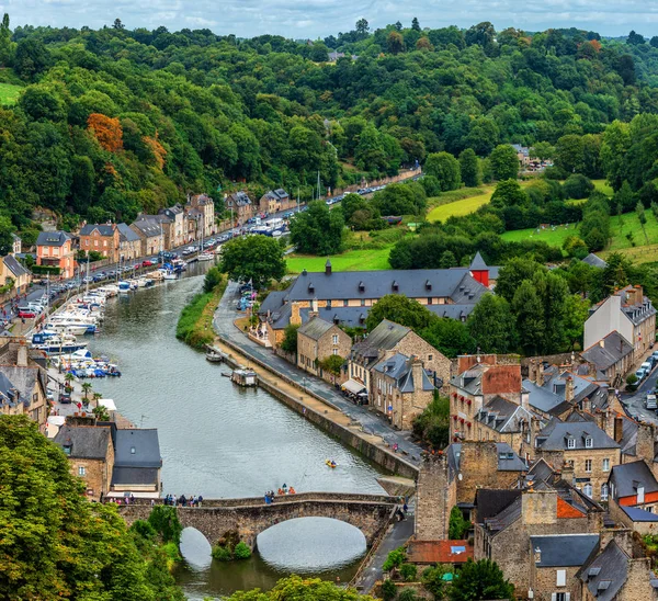 Impressions Historic Town Dinan Brittany Northern France — Stock Photo, Image