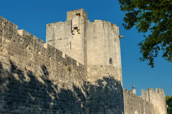 Murallas Medievales Ciudad Aigues Mortes Aigues Mortes Una Comuna Francesa —  Fotos de Stock