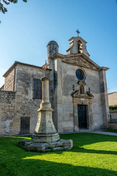 Chapelle Des Penitents Gris Aigues Mortes Fransa Bulunmaktadır — Stok fotoğraf