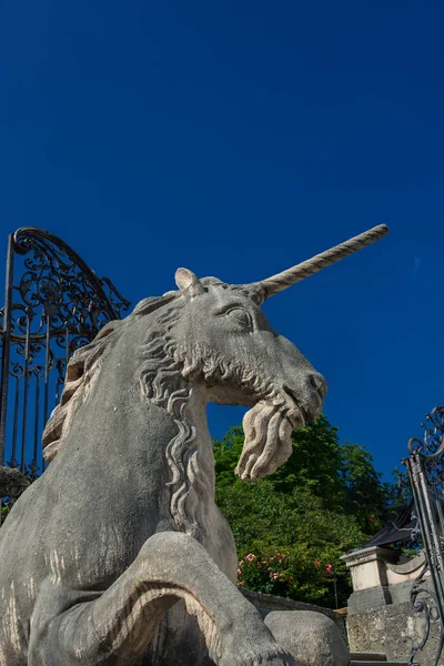 Steinbock Mirabellgarten Salzburg — Stockfoto