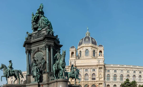 Maria Theresia Pomnik Wiedeń Austria Europa Pomnik Został Zbudowany Przez — Zdjęcie stockowe