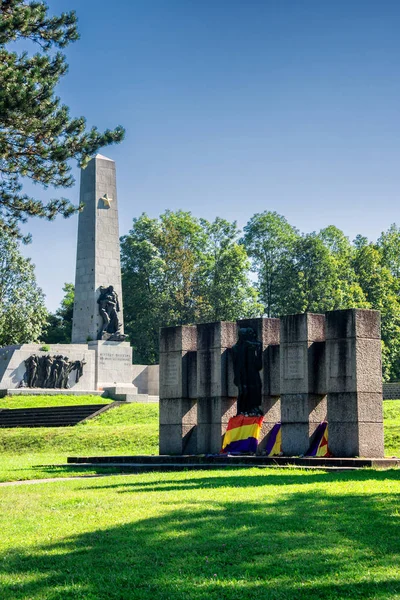 Враження Пам Ятника Маутаузен Пам Ятник Югославським Жертвам Концентраційному Таборі — стокове фото