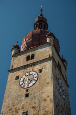 Bahar aylarında Waidhofen an der Ybbs, Mostviertel, Aşağı Avusturya, Avusturya