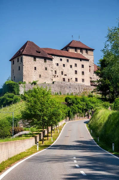 View Schattenburg Castle Feldkirch Austria — Stock Photo, Image